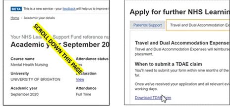 nhs lsf form.